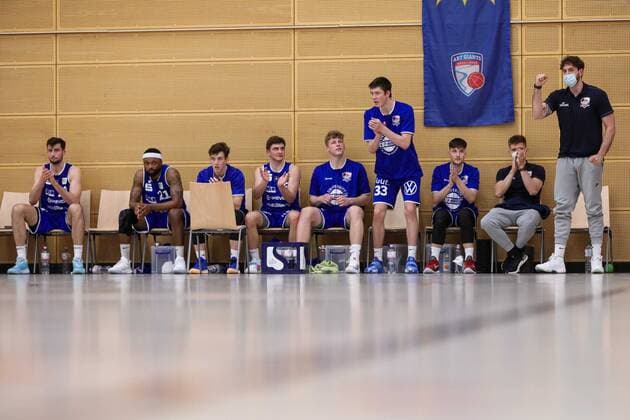 2. Basketball Bundesliga ProB ART Giants Düsseldorf gegen VfL SparkassenStars Bochum, 16.04.2021 Team Bochum; 2. Basketball Bundesliga ProB ART Giants Düsseldorf gegen VfL SparkassenStars Bochum am 16.04.2021, Duesseldorf. Copyright: xBEAUTIFULxSPORTS KennyxBeelex