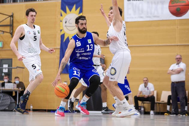 2. Basketball Bundesliga ProB ART Giants Düsseldorf gegen VfL SparkassenStars Bochum, 16.04.2021 Miquel Servera Rodriguez ( 13 VfL SparkassenStars Bochum); 2. Basketball Bundesliga ProB ART Giants Düsseldorf gegen VfL SparkassenStars Bochum am 16.04.2021, Duesseldorf. Copyright: xBEAUTIFULxSPORTS KennyxBeelex