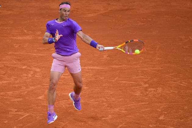 Andrey Rublev (Rus) defeated Rafael Nadal (Esp) TENNIS : Rolex Monte Carlo Masters - 16 04 2021 AntoineCouvercelle Panoramic 