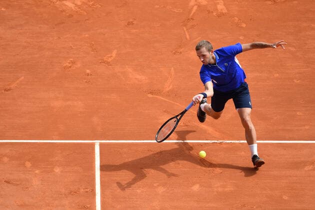 Daniel Evans (GB) TENNIS : Rolex Monte Carlo Masters - 16 04 2021 AntoineCouvercelle Panoramic 