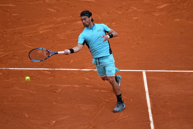 Fabio Fognini TENNIS : Rolex Monte Carlo Masters - 16 04 2021 AntoineCouvercelle Panoramic 