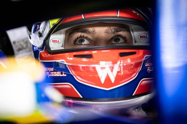 F1 Grand Prix of Emilia Romagna 63 George Russell (GBR, Williams Racing), F1 Grand Prix of Emilia Romagna at Autodromo Enzo e Dino Ferrari on April 16, 2021 in Imola, Italy. (Photo by xpbimages.com Williams Racing FIA Pool via HOCH ZWEI) Imola Italy Poolfoto HOCH ZWEI Pool Williams Racing ,EDITORIAL USE ONLY