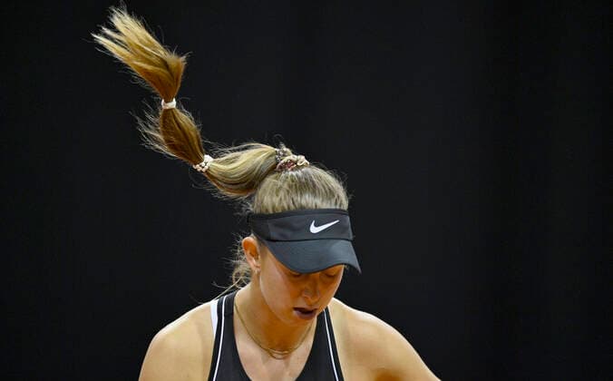 Alexandra Vecic ((GER) Qualifikation Tennis Damen Porsche-Cup Porsche Tennis Grand Prix GP Stuttgart 2021 Porsche-Arena 17.04.2021 Porsche Tennis Grand Prix Stuttgart 2021