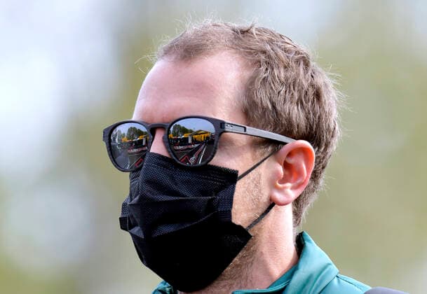 VETTEL Sebastian Aston Martin F1 Team FIA Formel 1 Saison 2021 in Imola am 17. 04. 2021 in Imola