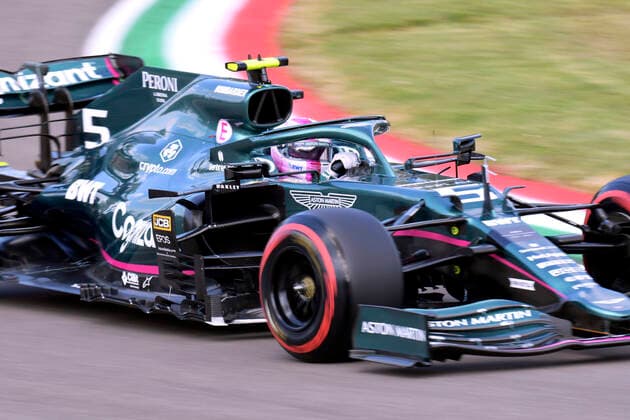 VETTEL Sebastian Aston Martin F1 Team FIA Formel 1 Saison 2021 in Imola am 17. 04. 2021 in Imola