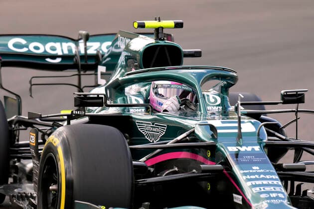 VETTEL Sebastian Aston Martin F1 Team FIA Formel 1 Saison 2021 in Imola am 17. 04. 2021 in Imola