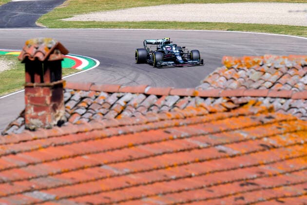 VETTEL Sebastian Aston Martin F1 Team FIA Formel 1 Saison 2021 in Imola am 17. 04. 2021 in Imola