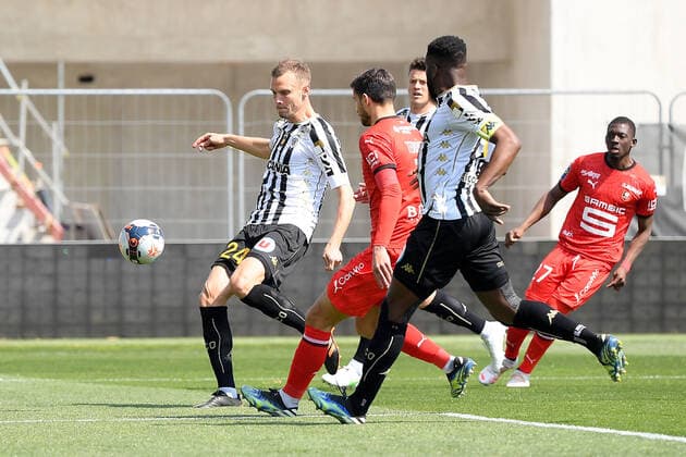 24 ROMAIN THOMAS (SCO) FOOTBALL : Angers vs Rennes - Ligue 1 Uber Eats - 17 04 2021 FEP Panoramic 