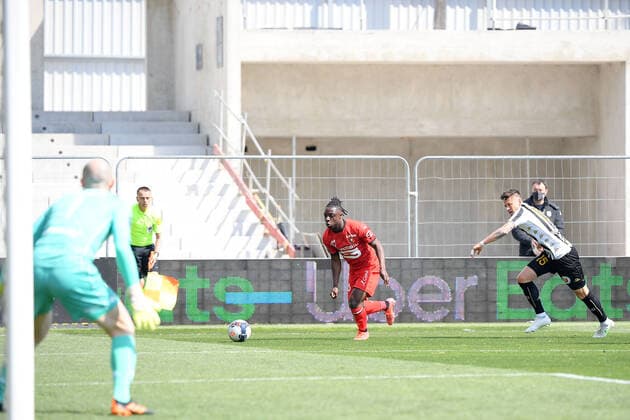 18 JEREMY DOKU (REN) FOOTBALL : Angers vs Rennes - Ligue 1 Uber Eats - 17 04 2021 FEP Panoramic 