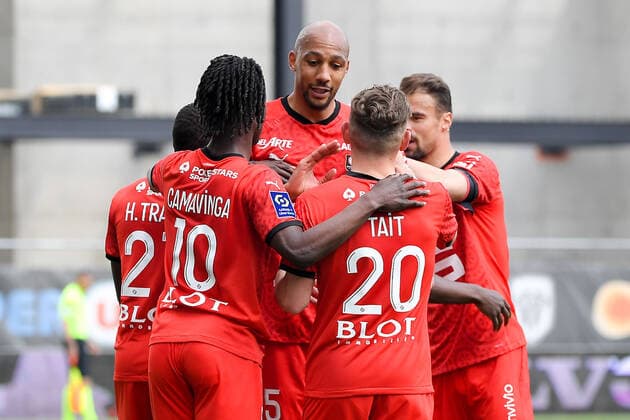 JOIE - FAIR PLAY - 15 STEVEN NZONZI (REN) FOOTBALL : Angers vs Rennes - Ligue 1 Uber Eats - 17 04 2021 FEP Panoramic 