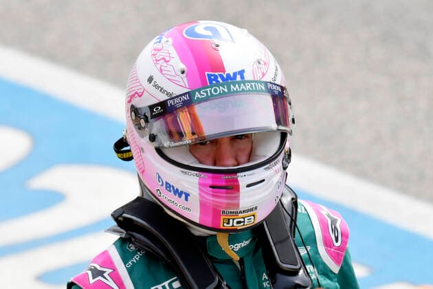 VETTEL Sebastian Aston Martin F1 Team FIA Formel 1 Saison 2021 in Imola am 17. 04. 2021 in Imola