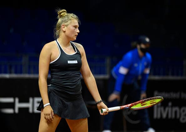 Nastasja Schunk (GER) Qualifikation Tennis Damen Porsche-Cup Porsche Tennis Grand Prix GP Stuttgart 2021 Porsche-Arena 17.04.2021 Porsche Tennis Grand Prix Stuttgart 2021