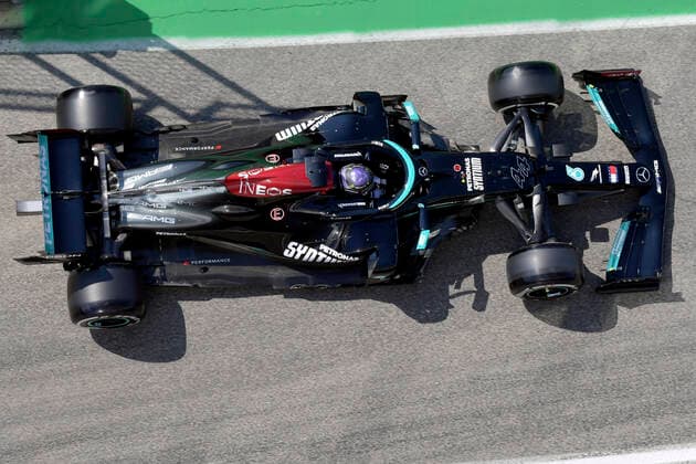HAMILTON Lewis Mercedes AMG F1 Team FIA Formel 1 Saison 2021 in Imola am 17. 04. 2021 in Imola