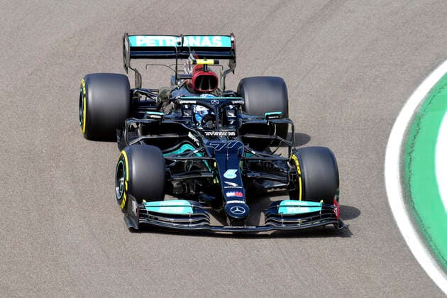 BOTTAS Valtteri Mercedes AMG F1 Team FIA Formel 1 Saison 2021 in Imola am 17. 04. 2021 in Imola