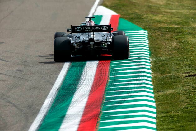 44 Lewis Hamilton (GBR, Mercedes-AMG Petronas F1 Team), F1 Grand Prix of Emilia Romagna at Autodromo Enzo e Dino Ferrari on April 17, 2021 in Imola, Italy. (Photo by HOCH ZWEI) Imola Italy