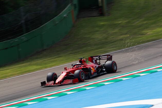 16 Charles Leclerc (MON, Scuderia Ferrari Mission Winnow), F1 Grand Prix of Emilia Romagna at Autodromo Enzo e Dino Ferrari on April 17, 2021 in Imola, Italy. (Photo by HOCH ZWEI) Imola Italy