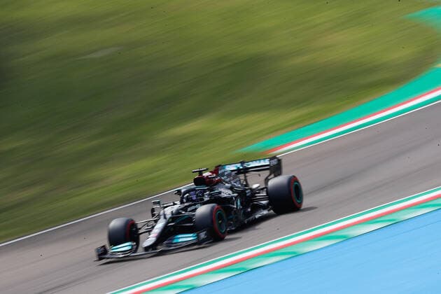 44 Lewis Hamilton (GBR, Mercedes-AMG Petronas F1 Team), F1 Grand Prix of Emilia Romagna at Autodromo Enzo e Dino Ferrari on April 17, 2021 in Imola, Italy. (Photo by HOCH ZWEI) Imola Italy