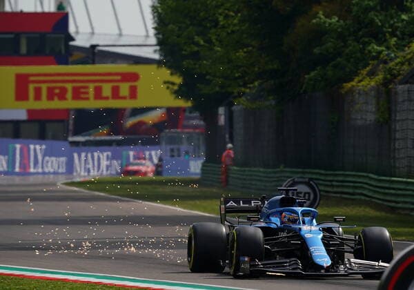 Formula 1 Pirelli Gran Premio Del Made In Italy E Dell emilia Romagna 2021 17.04.2021, Autodromo Enzo e Dino Ferrari, Imola, Formula 1 Pirelli Gran Premio Del Made In Italy E Dell emilia Romagna 2021 ,im Bild Fernando Alonso (ESP 14), Alpine F1 Team
