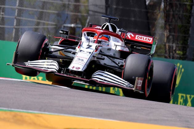 RAIKKOENEN RAIKKOENEN Kimi Alfa Romeo F1 Team FIA Formel 1 Saison 2021 in Imola am 17. 04. 2021 in Imola