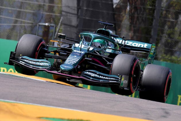 STROLL Lance Aston Martin F1 Team FIA Formel 1 Saison 2021 in Imola am 17. 04. 2021 in Imola