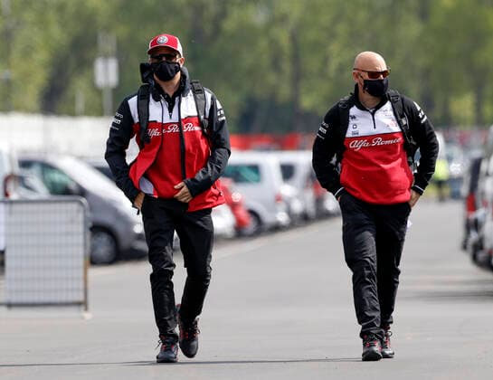 7 Kimi Raikkonen (FIN, Alfa Romeo Racing ORLEN), F1 Grand Prix of Emilia Romagna at Autodromo Enzo e Dino Ferrari on April 18, 2021 in Imola, Italy. (Photo by HOCH ZWEI) Imola Italy