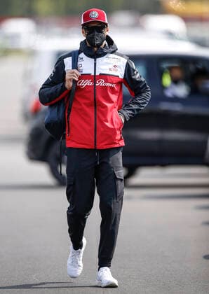 99 Antonio Giovinazzi (ITA, Alfa Romeo Racing ORLEN), F1 Grand Prix of Emilia Romagna at Autodromo Enzo e Dino Ferrari on April 18, 2021 in Imola, Italy. (Photo by HOCH ZWEI) Imola Italy