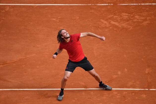 Stefanos Tsitsipas (Gre) defeated Andrey Rublev (Rus) in the Rolex Monte Carlo Masters final TENNIS : Rolex Monte Carlo Masters - 18 04 2021 AntoineCouvercelle Panoramic 