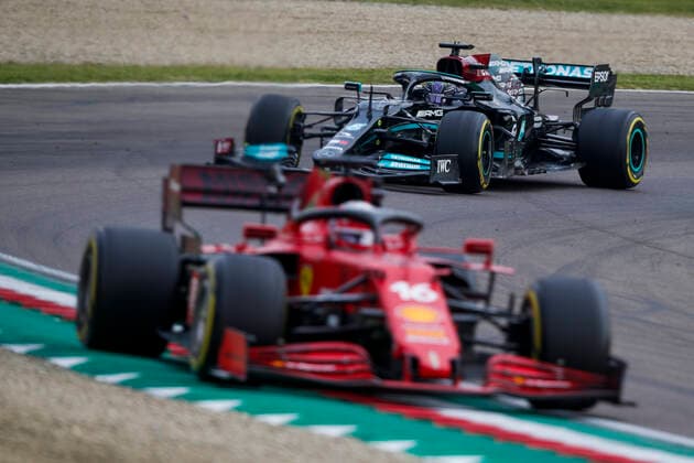44 Lewis Hamilton (GBR, Mercedes-AMG Petronas F1 Team), F1 Grand Prix of Emilia Romagna at Autodromo Enzo e Dino Ferrari on April 18, 2021 in Imola, Italy. (Photo by HOCH ZWEI) Imola Italy