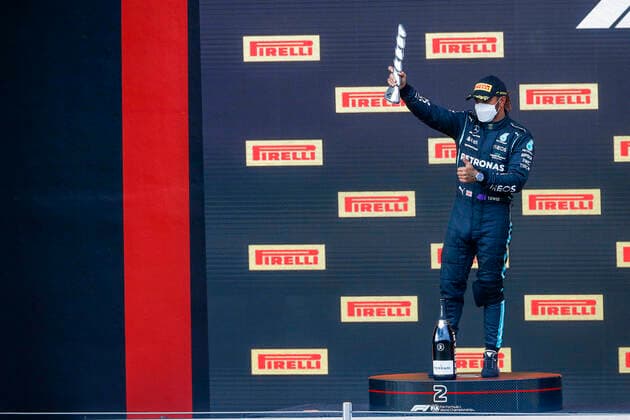 44 Lewis Hamilton (GBR, Mercedes-AMG Petronas F1 Team), F1 Grand Prix of Emilia Romagna at Autodromo Enzo e Dino Ferrari on April 18, 2021 in Imola, Italy. (Photo by HOCH ZWEI) Imola Italy