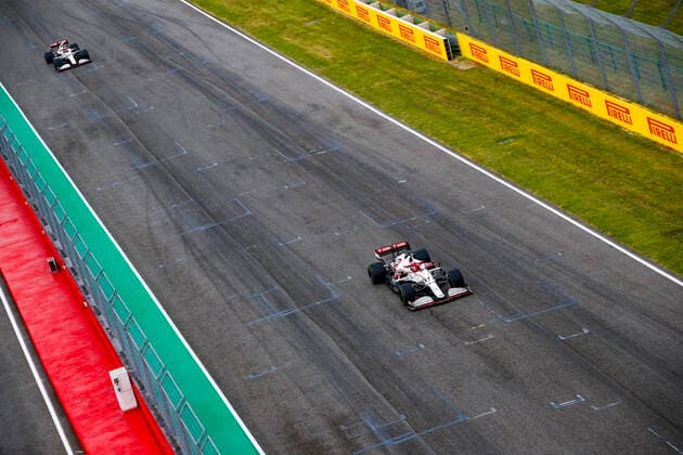7 Kimi Raikkonen (FIN, Alfa Romeo Racing ORLEN), F1 Grand Prix of Emilia Romagna at Autodromo Enzo e Dino Ferrari on April 18, 2021 in Imola, Italy. (Photo by HOCH ZWEI) Imola Italy