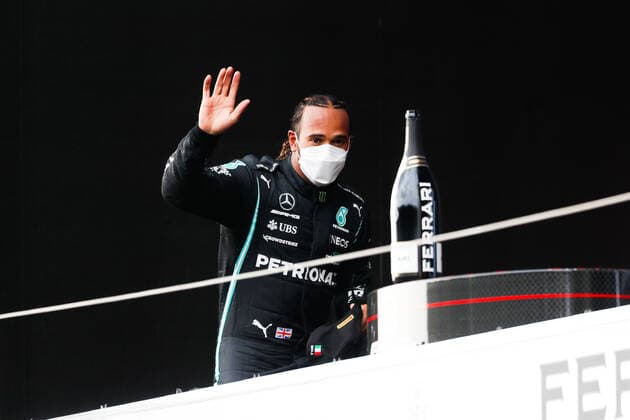 44 Lewis Hamilton (GBR, Mercedes-AMG Petronas F1 Team), F1 Grand Prix of Emilia Romagna at Autodromo Enzo e Dino Ferrari on April 18, 2021 in Imola, Italy. (Photo by HOCH ZWEI) Imola Italy