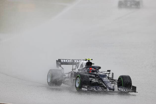 10 Pierre Gasly (FRA, Scuderia AlphaTauri Honda), F1 Grand Prix of Emilia Romagna at Autodromo Enzo e Dino Ferrari on April 18, 2021 in Imola, Italy. (Photo by HOCH ZWEI) Imola Italy