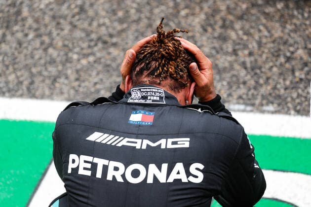 44 Lewis Hamilton (GBR, Mercedes-AMG Petronas F1 Team), F1 Grand Prix of Emilia Romagna at Autodromo Enzo e Dino Ferrari on April 18, 2021 in Imola, Italy. (Photo by HOCH ZWEI) Imola Italy