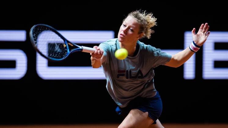 Mandatory Credit: Photo by Rob Prange Shutterstock (11864525l) Laura Siegemund of Germany during practice ahead of the 2021 Porsche Tennis Grand Prix WTA, Tennis Damen 500 tournament Porsche Tennis Grand Prix, Tennis, Stuttgart, Germany - 19 Apr 2021 Porsche Tennis Grand Prix, Tennis, Stuttgart, Germany - 19 Apr 2021  Copyright: xRobxPrange Shutterstockx 11864525l