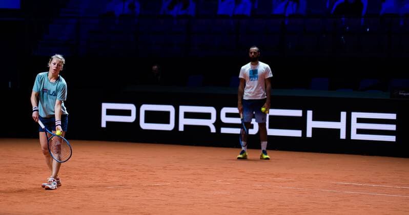 Mandatory Credit: Photo by Rob Prange Shutterstock (11864525w) Laura Siegemund of Germany during practice ahead of the 2021 Porsche Tennis Grand Prix WTA, Tennis Damen 500 tournament Porsche Tennis Grand Prix, Tennis, Stuttgart, Germany - 19 Apr 2021 Porsche Tennis Grand Prix, Tennis, Stuttgart, Germany - 19 Apr 2021  Copyright: xRobxPrange Shutterstockx 11864525w