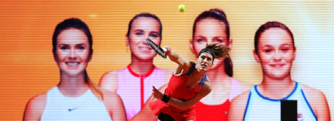 Sport Bilder des Tages BAU 19.04.2021 Stuttgart Tennis Porsche Tennis Grand Prix, Andrea PETKOVIC (GER)