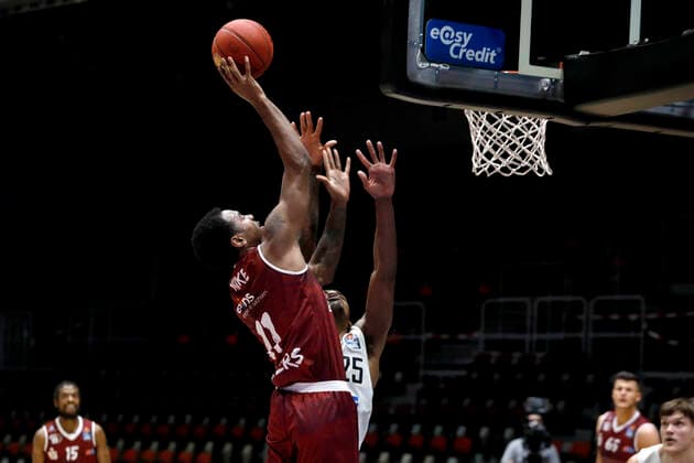 19.04.2021, easyCredit Basketball Bundesliga, BBL, Saison 2020 2021, Herren, Chemnitz Niners - Hamburg Towers Isiaha Mike, Niners Chemnitz Chemnitz Messe Chemnitz Sachsen Germany
