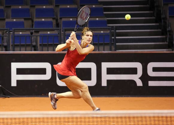BAU 20.04.2021 Stuttgart Tennis Porsche Tennis Grand Prix, Doppel, Andrea PETKOVIC (GER)