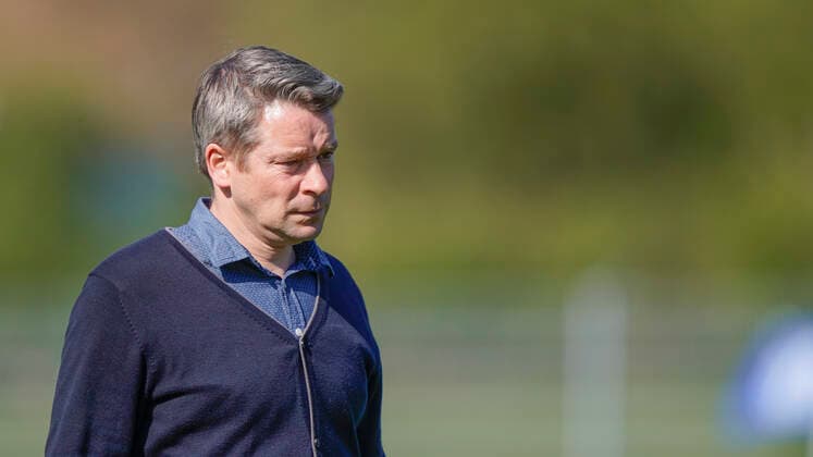 20.04.2021, Trainingsplatz, Meppen, GER, Training des SV Meppen, SVM-Geschäftsführer Ronald Ronny Maul, DFL REGULATIONS PROHIBIT ANY USE OF PHOTOGRAPHS AS IMAGE SEQUENCES AND OR QUASI-VIDEO. Meppen Niedersachsen Germany Trainingsplatz