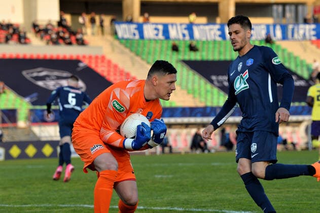 Dan Delaunay (rumilly) FOOTBALL : GFA Rumilly Vallieres vs Toulouse FC - 1 4 de finale de Coupe de France - 20 04 2021 FredericChambert Panoramic 