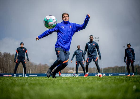 Leipzigs Co-Trainer Moritz Volz Training RB Leipzig am 14. April 2021 Red Bull Akademie, Leipzig. Training RB Leipzig