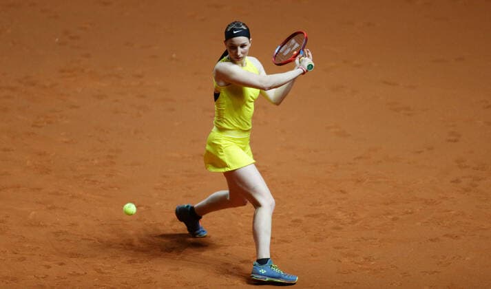 Stuttgart , Porsche Tennis Grand Prix Stuttgart 2021 , Tamara Korpatsch ( GER )