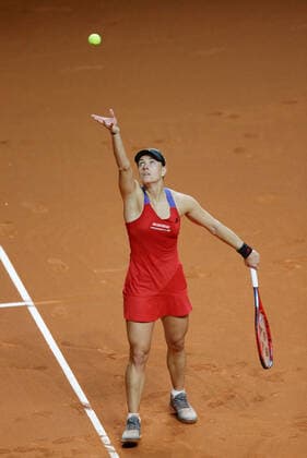 Stuttgart , Porsche Tennis Grand Prix Stuttgart 2021 , Angelique Kerber ( GER )