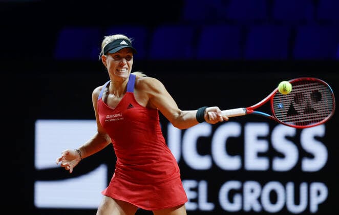 Sport Bilder des Tages Stuttgart , Porsche Tennis Grand Prix Stuttgart 2021 , Angelique Kerber ( GER )