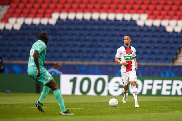 Thilo Kehrer ( 4 - PSG ) - FOOTBALL : Paris Saint Germain vs Angers - Coupe de France - Paris - 21 04 2021 FedericoPestellini Panoramic 