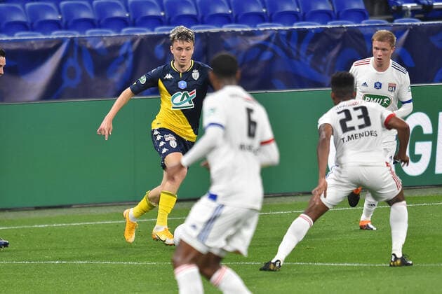 Aleksander Golovin (monaco) FOOTBALL : Olympique Lyonnais vs AS Monaco - 1 4 de finale de Coupe de France - 21 04 2021 FredericChambert Panoramic 