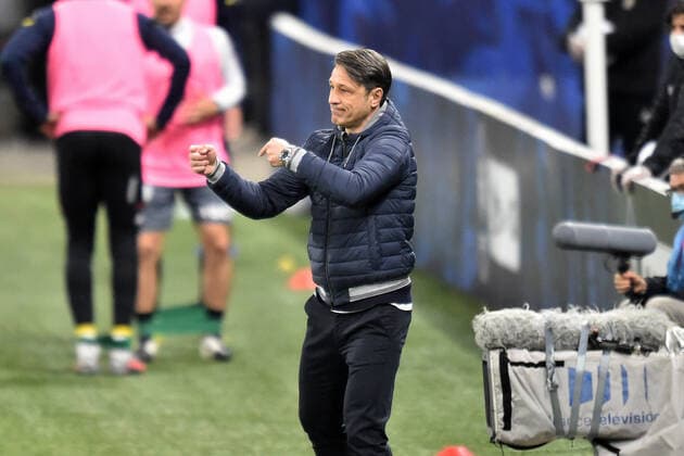 Niko Kovac (entraineur monaco) FOOTBALL : Olympique Lyonnais vs AS Monaco - 1 4 de finale de Coupe de France - 21 04 2021 FredericChambert Panoramic 