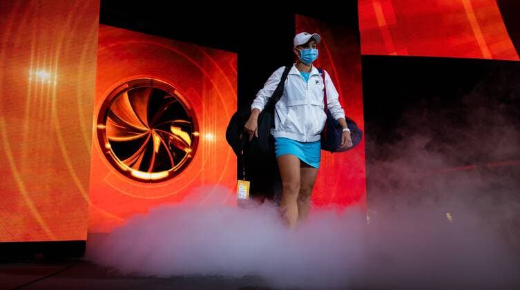 Mandatory Credit: Photo by Rob Prange Shutterstock (11864528gm) Ashleigh Barty of Australia before her second-round match at the 2021 Porsche Tennis Grand Prix WTA, Tennis Damen 500 tournament Porsche Tennis Grand Prix, Tennis, Stuttgart, Germany - 21 Apr 2021 Porsche Tennis Grand Prix, Tennis, Stuttgart, Germany - 21 Apr 2021  Copyright: xRobxPrange Shutterstockx 11864528gm