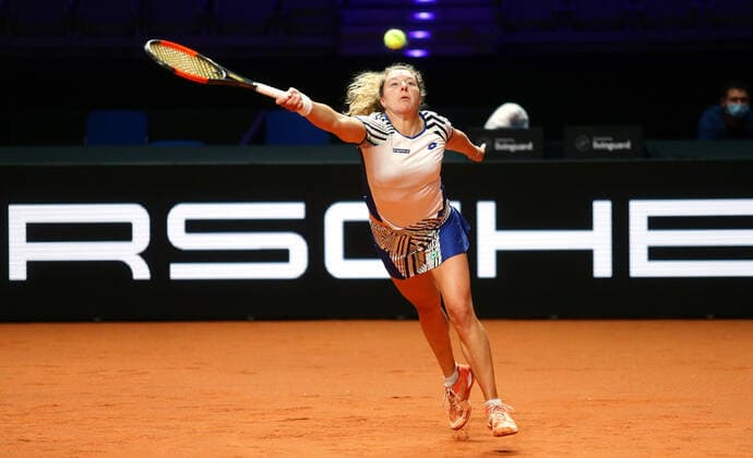 Stuttgart , Porsche Tennis Grand Prix Stuttgart 2021 , Anna-Lena FRIEDSAM (GER)