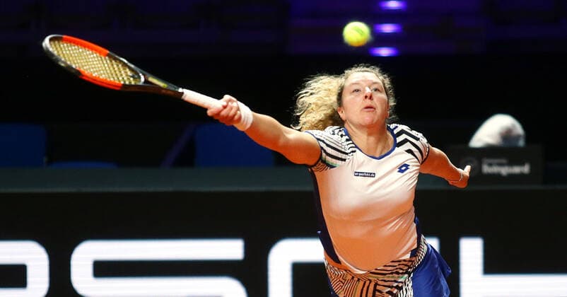 Stuttgart , Porsche Tennis Grand Prix Stuttgart 2021 , Anna-Lena FRIEDSAM (GER)